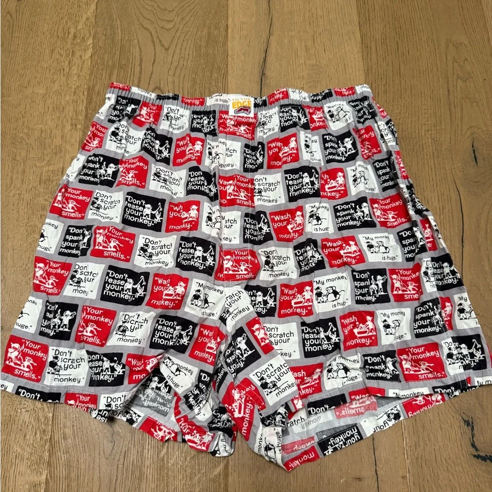 Set of Three Assorted Men’s Size Large Boxer Shorts in Funny Patterns